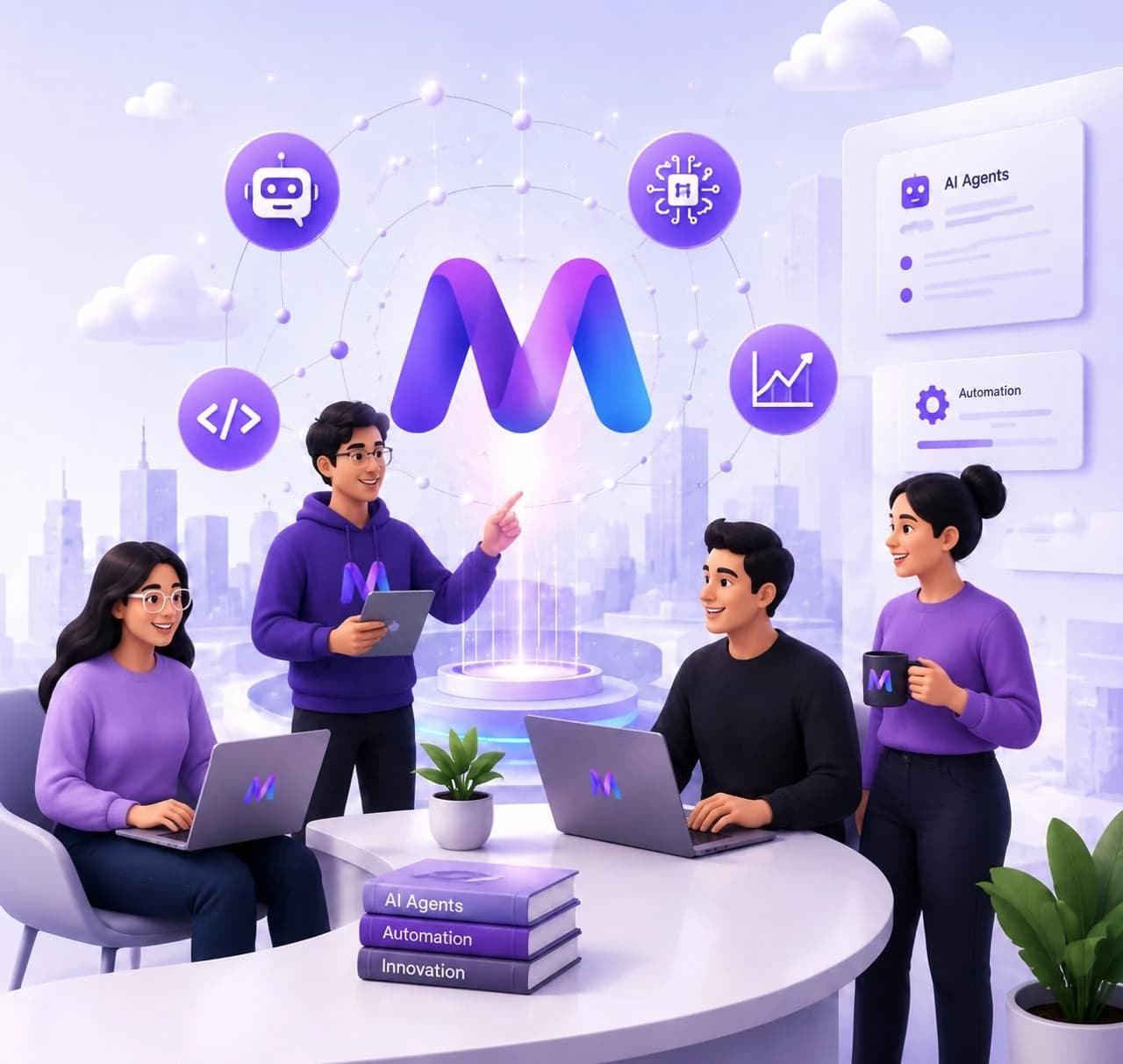 The Manabgro team building agentic AI