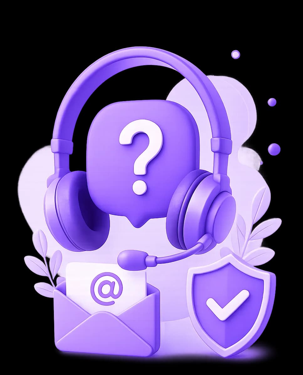 Manabgro support — headset, message, and security