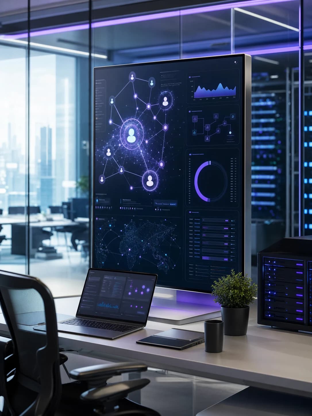Realistic AI operations console for building and scaling autonomous agents